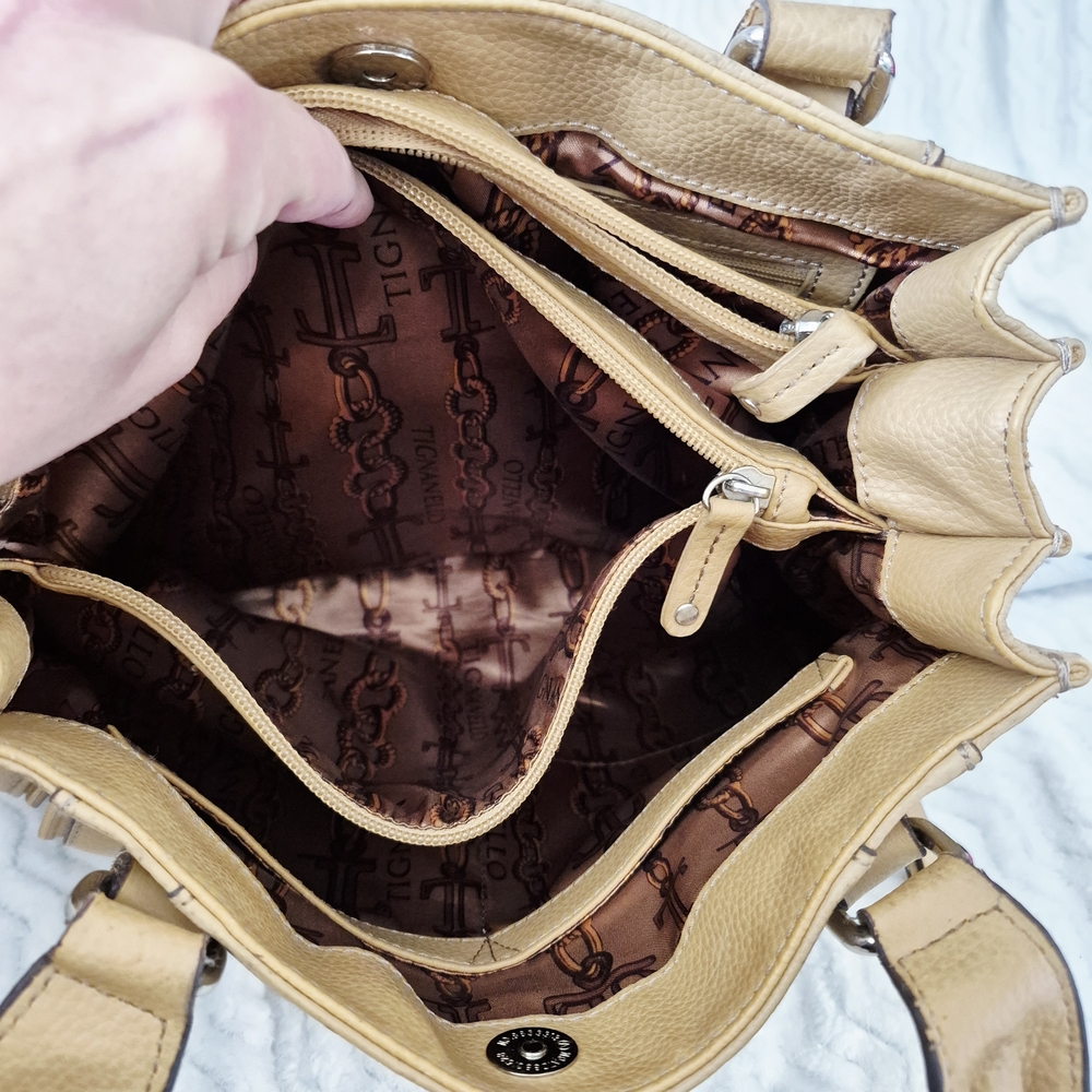 Tignanello Tan Shoulder Bag - Picture 10 of 15